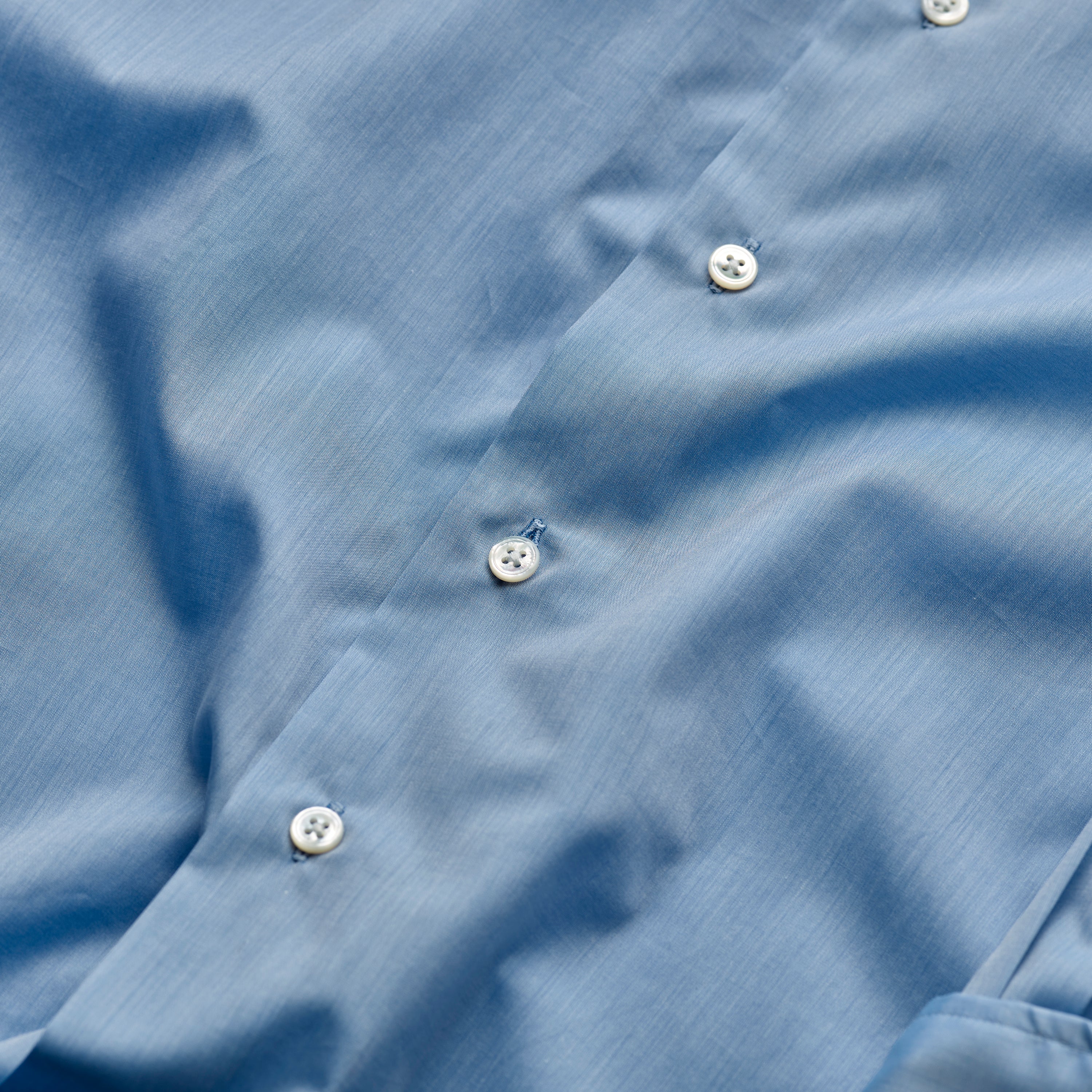 Blue Carlo Riva Button-Down Double Cuff Shirt