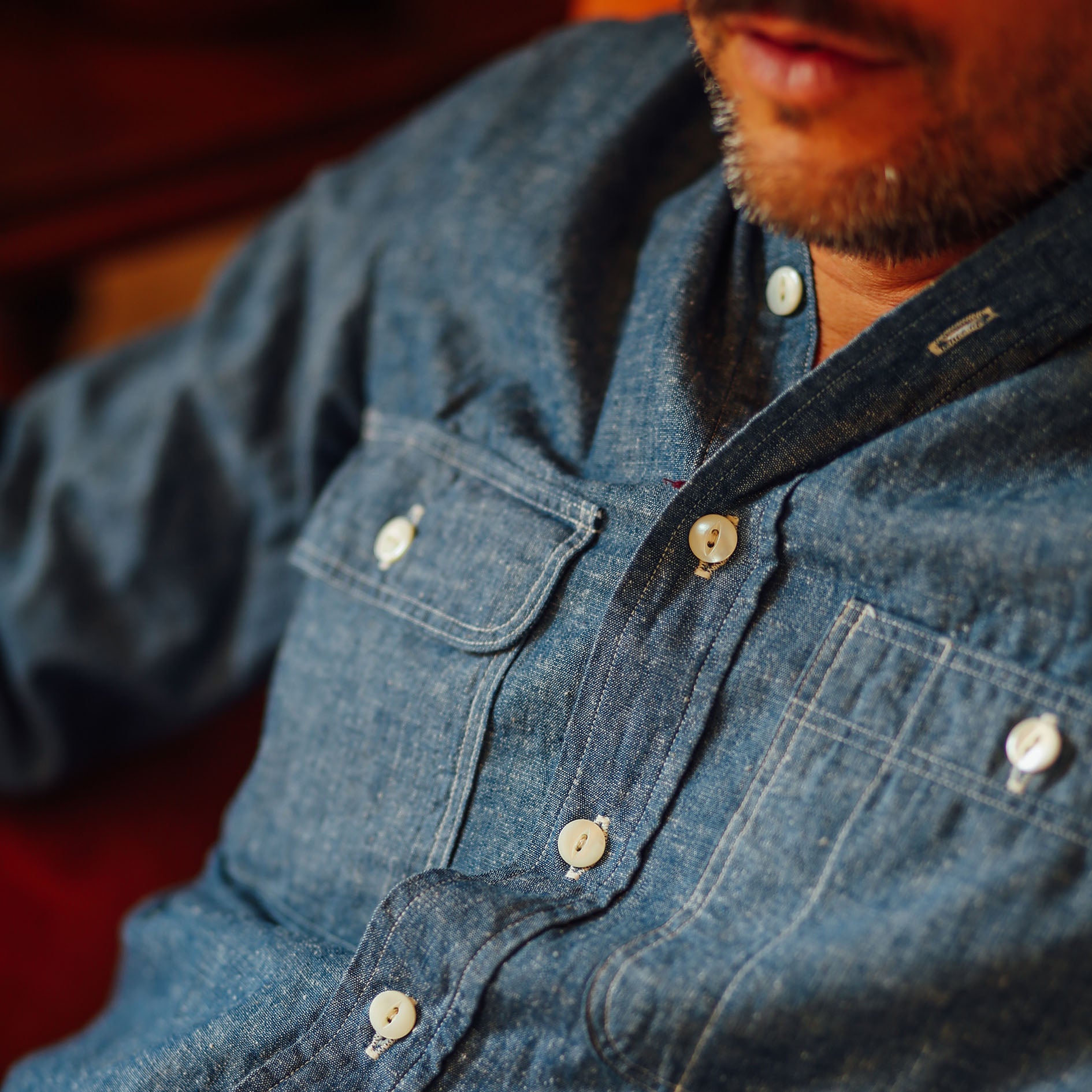 Kenneth Field Chambray Work Shirt