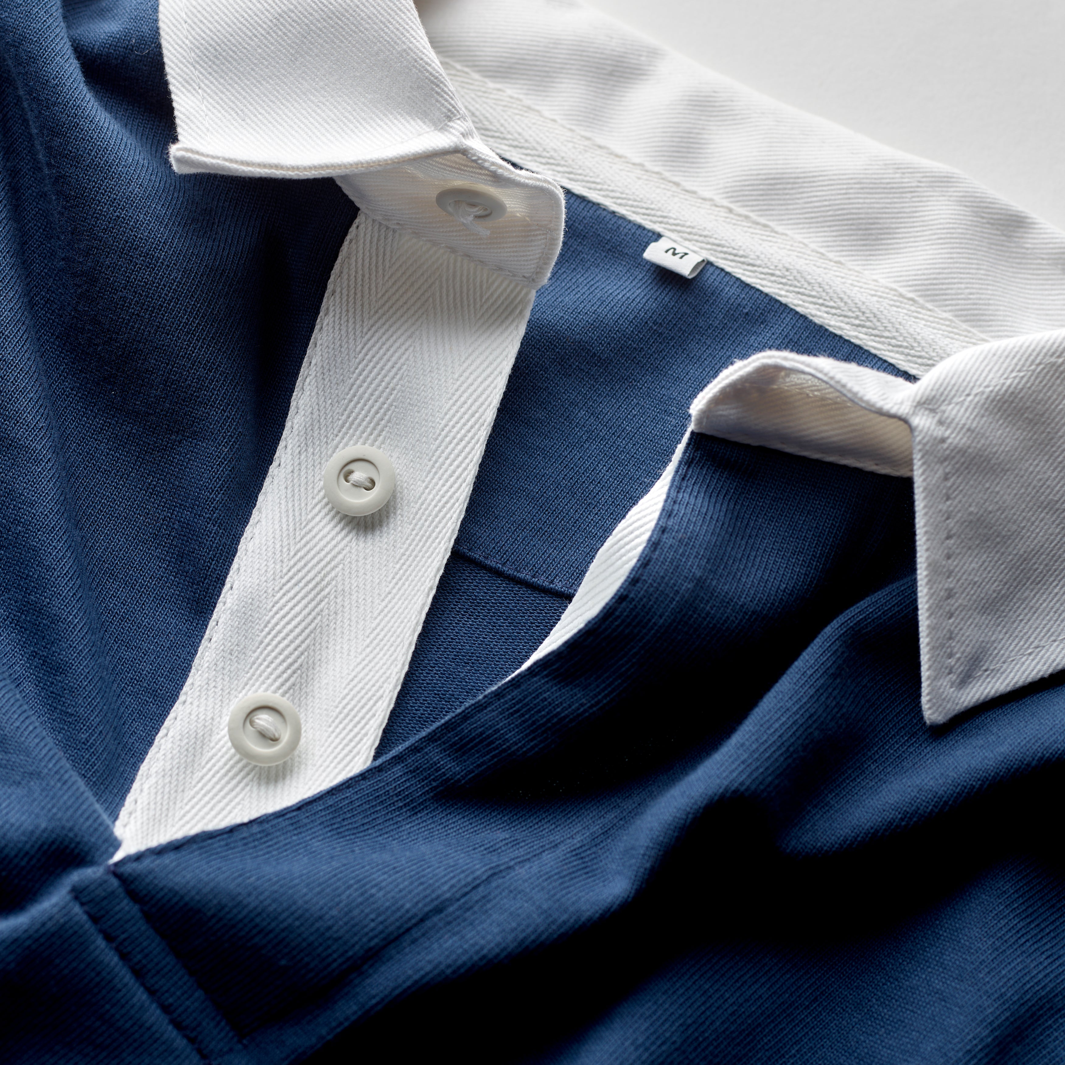 Fox Heritage Plain Rugby Shirt in Navy