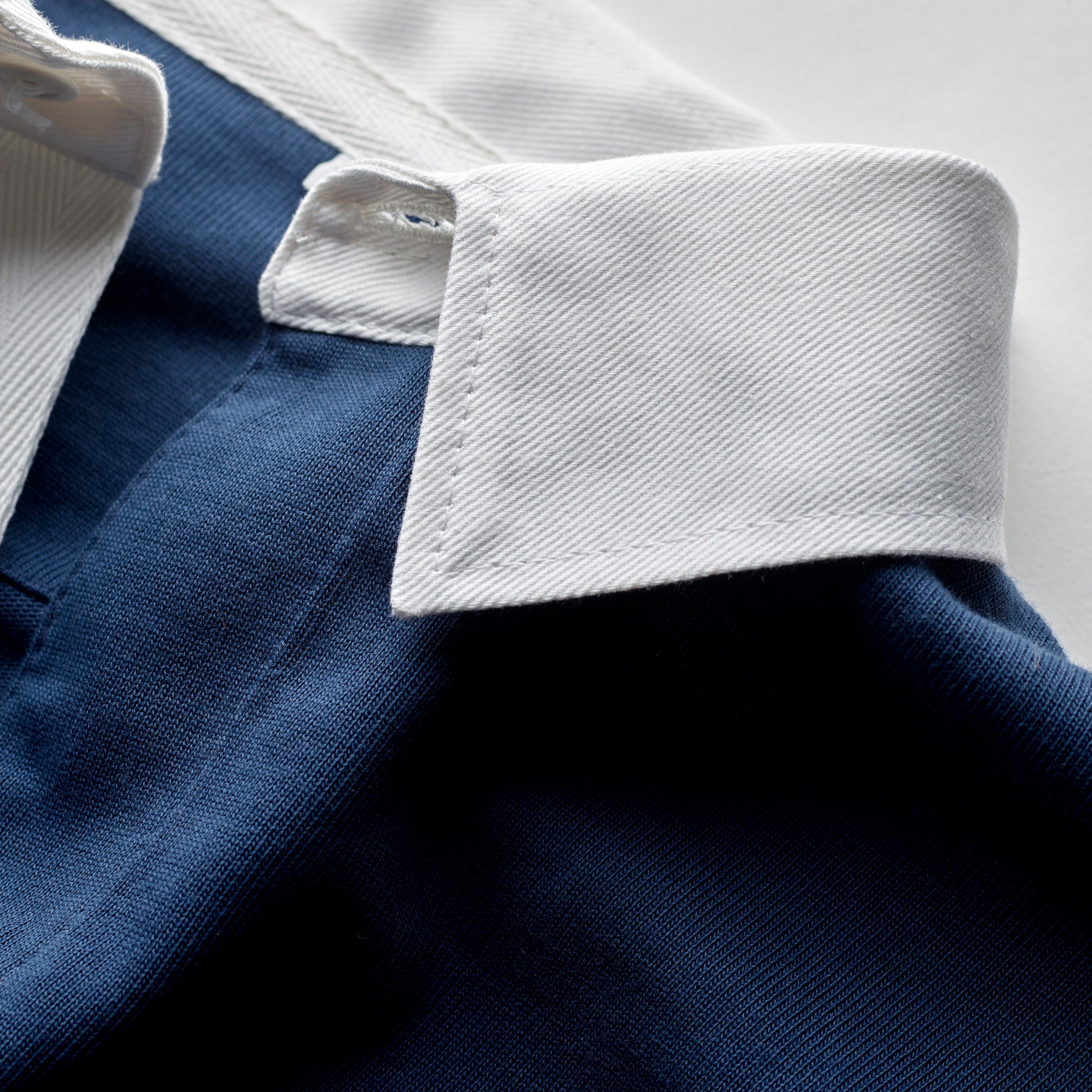 Fox Heritage Plain Rugby Shirt in Navy