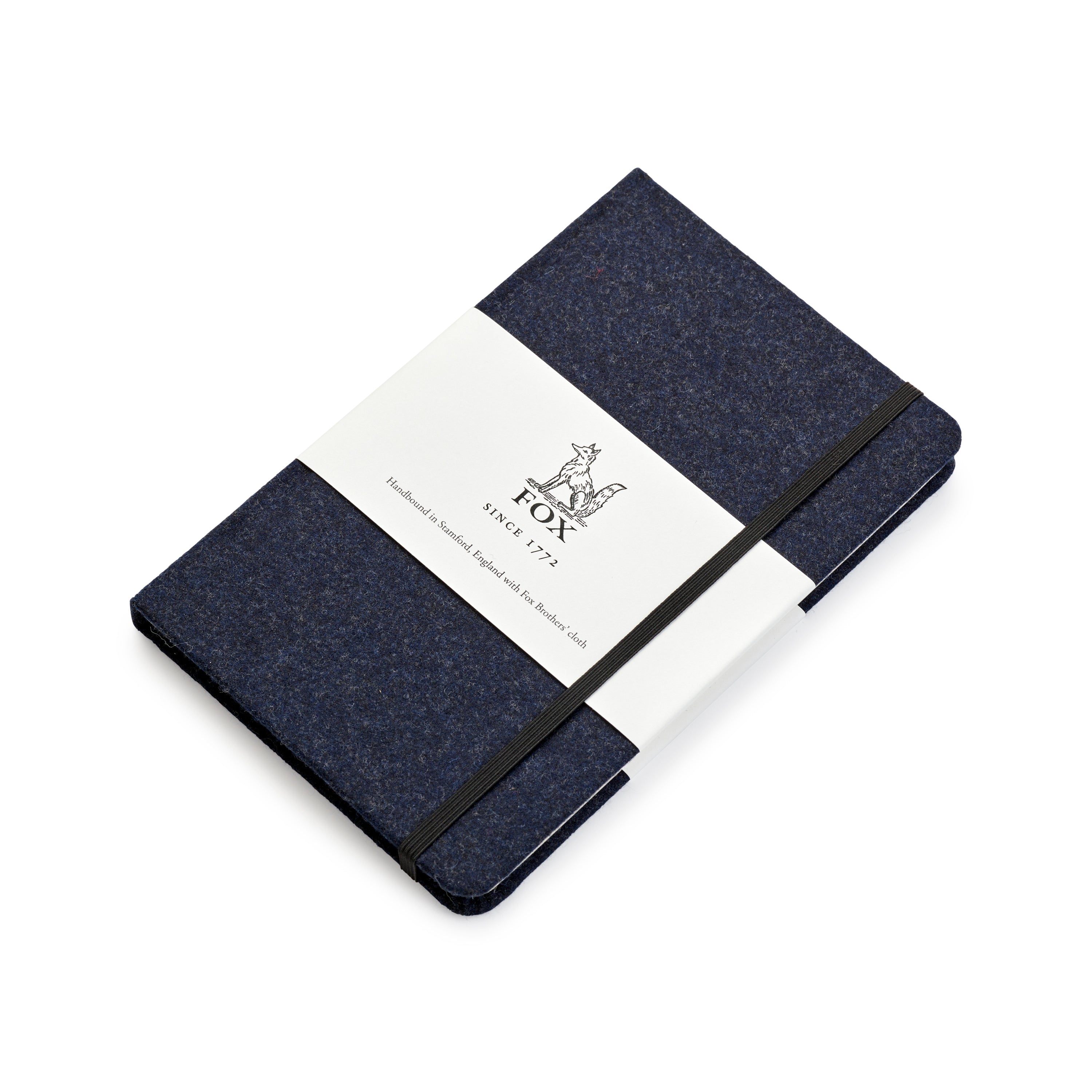 Fox Navy Flannel Medium Notebook