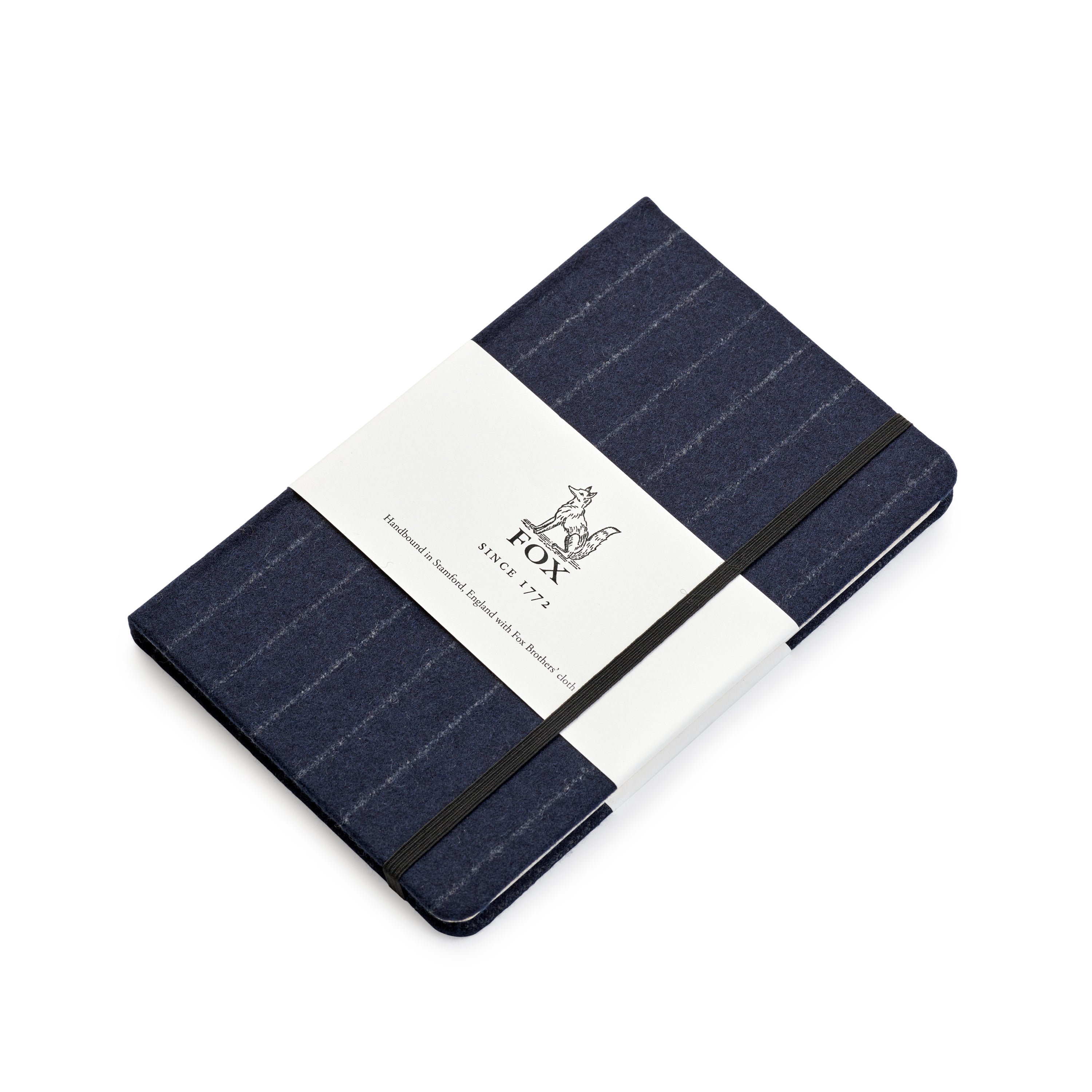 Dark Blue Stripe Medium Notebook