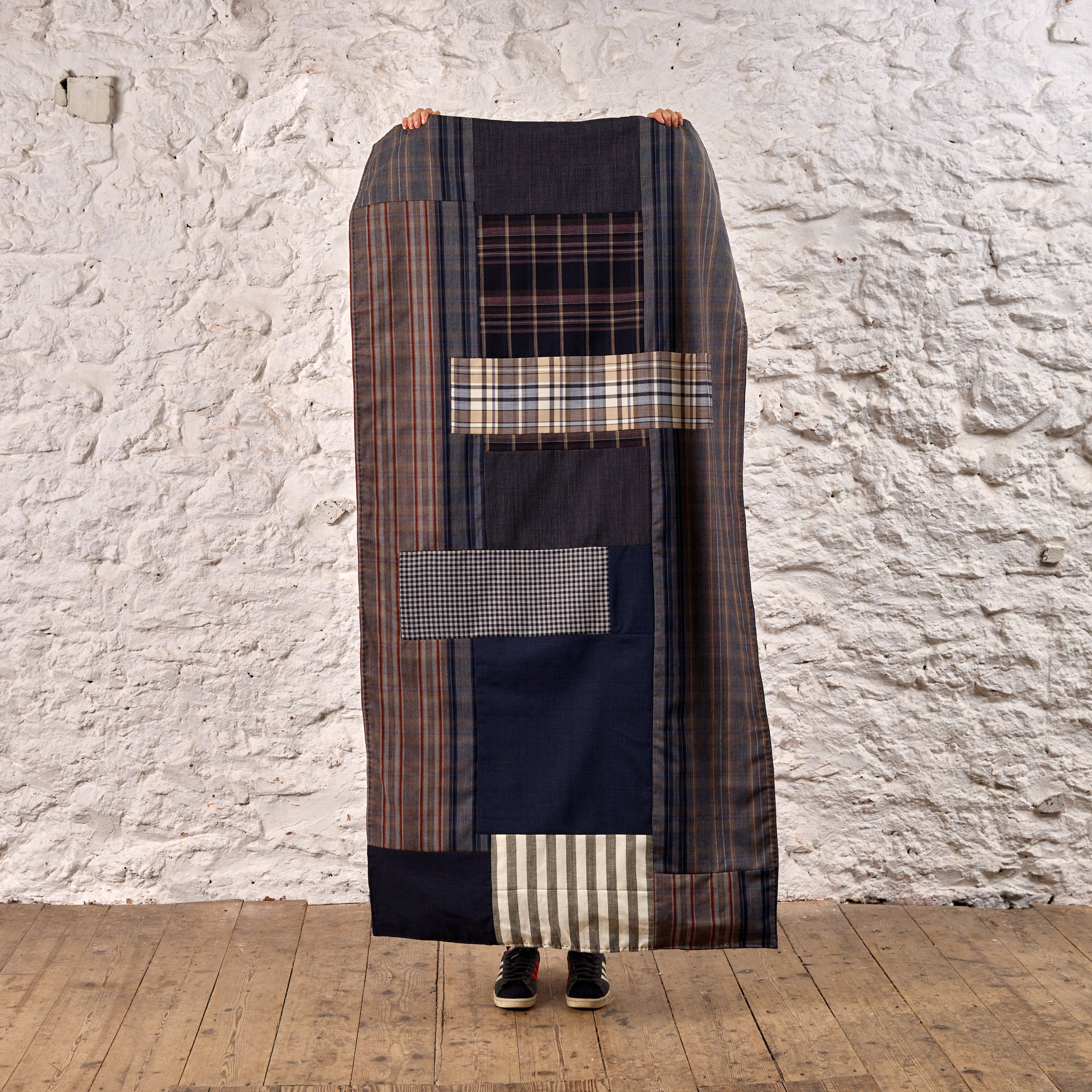 The Single Worsted Patchwork Throw