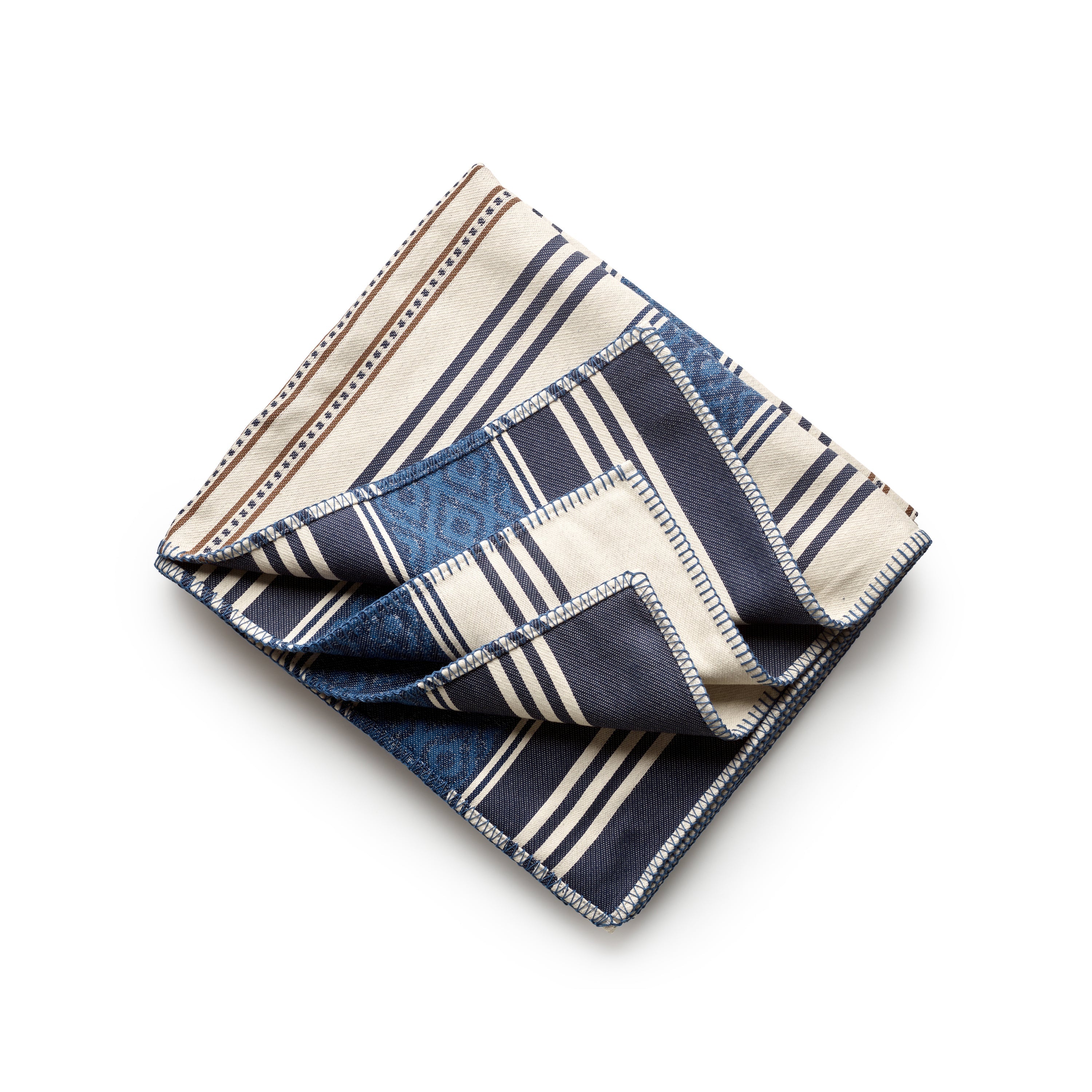 The Ladye Bay Striped Throw