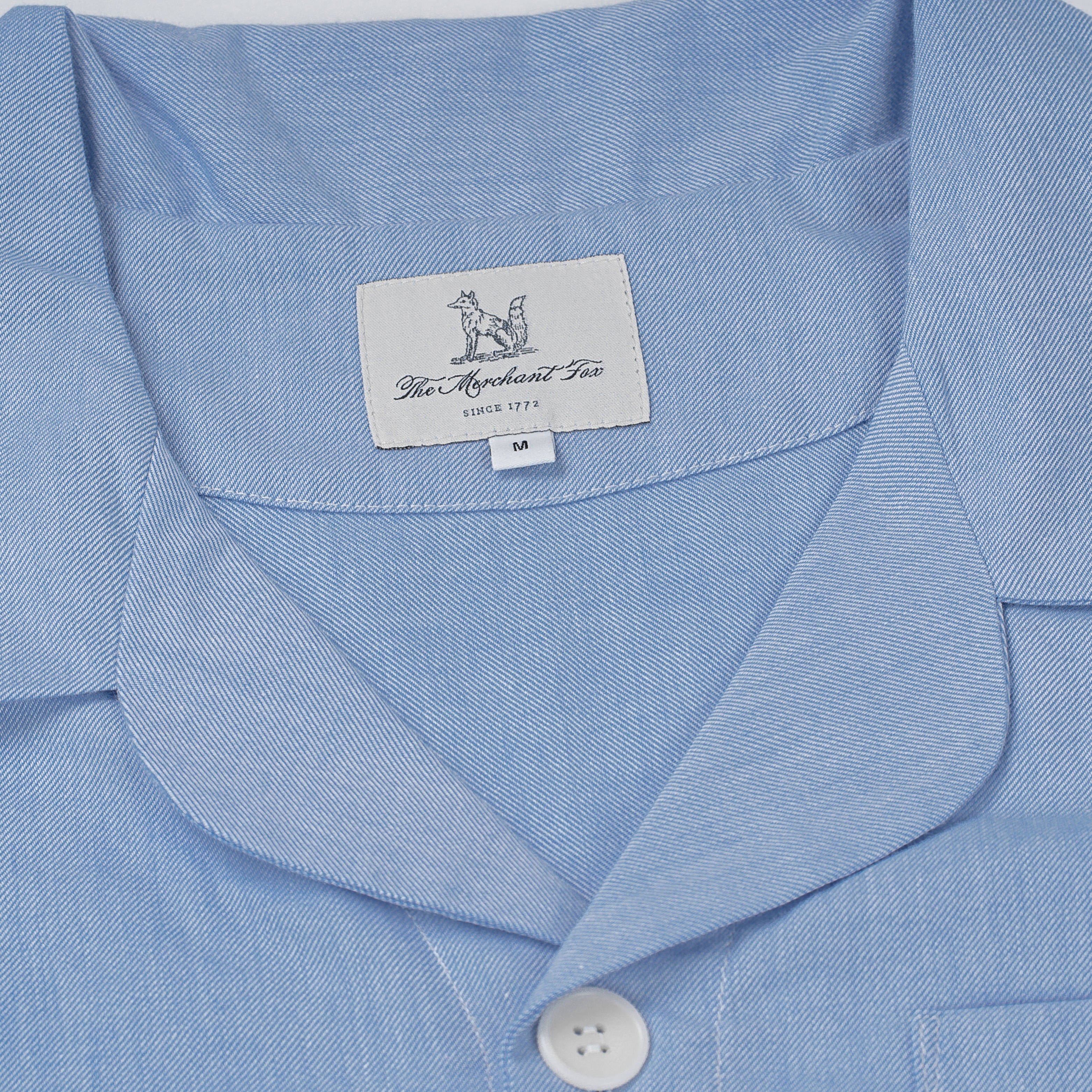 The Merchant Fox Pyjamas in Mid Blue