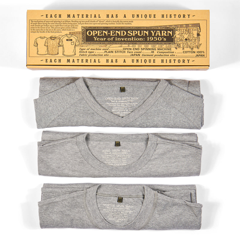 Nigel Cabourn Year of Invention 3-Pack T-Shirts Grey